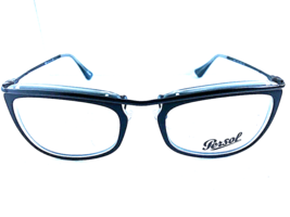 New Persol 383-V 104 Black 53mm Rx-able Men&#39;s Women&#39;s Eyeglasses Frame Italy - £101.68 GBP