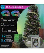 2x Enbrighten Color Changing LED Bubble Lights 29.5 ft 90 Bulbs Remote C... - $911.13 MXN