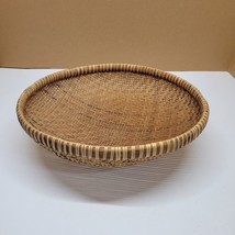 Vintage Woven Wicker Basket ~ Beautiful Basket - £27.40 GBP