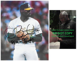 Dave Stewart signed Oakland A&#39;s baseball 8x10 photo COA proof autographed. - £78.21 GBP