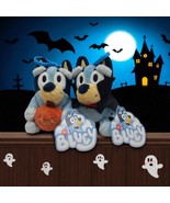 Bluey Halloween Pumpkin Jack-o’-Lantern And Vampire Plush NWT Backpack C... - €16,10 EUR