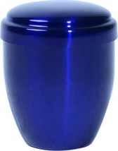 Small/Keepsake 10 Cubic Inches Royal Blue Metal Funeral Cremation Urn for Ashes - £55.07 GBP