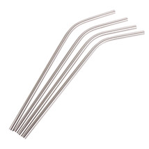 Appetito Stainless Steel Bent Drinking Straws (Tub of 36) - £55.28 GBP