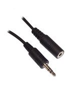 10 ft. BlueDiamond 3.5mm Headphone Cable Extension M/F - Black - $112.32 MXN