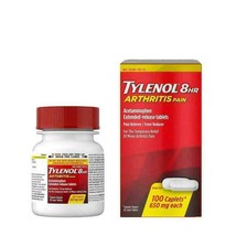 Tylenol 8HR Arthritis Pain Reliever Fever Reducer 100 Caplets 650mg Exp 7/26 - £16.95 GBP