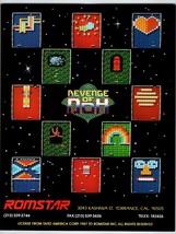 Revenge Of Doh Arcade Flyer 1987 Original Retro Video Game Art Vintage Arkanoid - £23.02 GBP