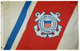 Official Coast Guard Licensed US Coast Guard Flag 3 X 5 ft RACING FLAG - £13.31 GBP