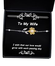 Nice Wife Gifts, I Wish That Our Love Would Grow with Each Passing Day, Unique I - £39.01 GBP