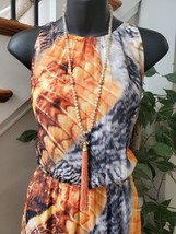 H&amp;M Womens Multicolor Polyester Round Neck Sleeveless Long Maxi Dress Size 6 - £23.94 GBP