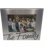 Ganz 4x6&quot; The Family Photo Frame Silver Aluminum Tabletop - $368.35 MXN