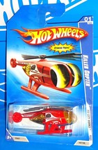 Hot Wheels 2009 HW City Works #107 Killer Copter Red Channel 68  - £2.37 GBP