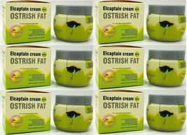 6 X Natural Ostrich Fat Ointment Rheumatoid Knee Roughness Herbal Muscle... - £33.65 GBP