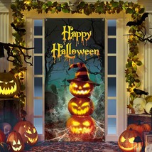 Halloween Door Cover Halloween Door Decoration 180 X 90 Cm Large Fabric Hallowee - £27.23 GBP