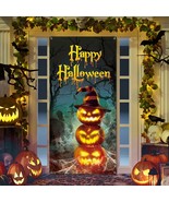Halloween Door Cover Halloween Door Decoration 180 X 90 Cm Large Fabric ... - £26.85 GBP
