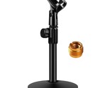 Desktop Microphone Stand, Upgraded Adjustable Table Mic Stand With Mic C... - $29.99
