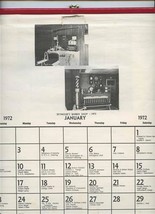 Harold Seymour&#39;s Barber Shop Calendar 1972 Harrisville New York  - £29.51 GBP