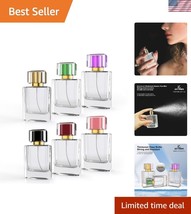 6 Pack Refillable Glass Perfume Atomizers - Essential Oil &amp; Fragrance Bo... - $36.00