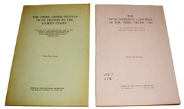 2 1941 5th National Congress 3rd Order Booklets St. Francis Pittsburgh S... - $19.99