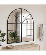  Wall Mirror Black Glass 39.4 x 19.7 in Black Wall Mirror - $193.34 CAD