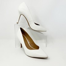 Jessica Simpson Womens Ivory Pebbled Faux Leather Heeled Pumps, Size 7.5 - $21.73