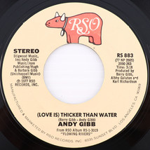 Andy Gibb – (Love Is) Thicker Than Water / Words And Music - 1977 45 rpm RS 883 - £7.98 GBP
