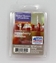 12 Pack! Better Homes &amp; Garden Limited Edition Summer Strawberry Mimosa Wax Melt - £26.63 GBP