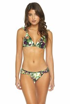 Pq Swim Flora Ruffle Ring Triangle Bikini Top (L) Nwt $76 - £47.85 GBP