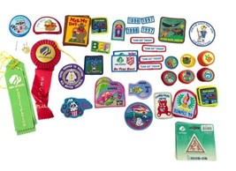 Girl Scout Merit Badges Patches Ribbons Cub Scout Lot of 90 Assorted - £51.69 GBP