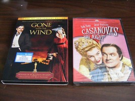 Gone With The Wind Casanova&#39;s Big Night DVDs 70th Anniversary Edition Lot 2 - £11.10 GBP