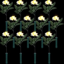 12 Pcs LED Light up Rose Glowing Rose Flowers LED Light Single Flower Artificial - £31.21 GBP