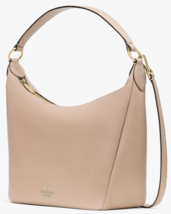 Kate Spade Leila Shoulder Bag Warm Beige Leather KB694 NWT Purse $399 Retail FS - £119.26 GBP