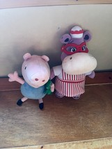 Lot of Disney Mickey Mouse Clubhouse Hilda Plush Purple Hippo &amp; Ty Peppa Pig Hol - £6.16 GBP