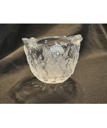 Mikasa Holiday Lights Frosted Angel Candleholder SA 835/610 Boxed 3.25” - $19.95