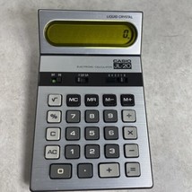 Casio JL-20 10 Digit Incorporated 1975 vtg YELLOW LCD Desktop Calculator... - $14.03