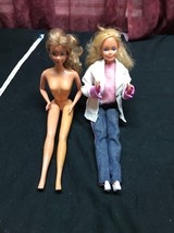 Two Vintage  Mattel Barbie - Head Turns &amp; Waist Turns - Made in Taiwan - £3.92 GBP