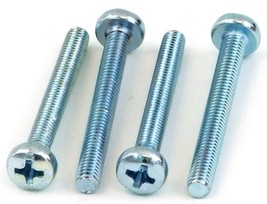 4 count M4 x 30mm =1 1/8&quot; long SCREWS TV Monitor mounting Phillips &amp; Pan... - $19.11