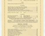  Ambassador Hotel Dinner A La Carte Menu Los Angeles California 1938 - $37.62