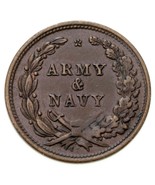 1863 Guerre Civile Token Armée &amp; Marine F-91/303, Au État - $99.36 CAD
