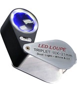 Gain Express Jewelers Loupe Magnifier Jewelry Loop Magnifier with Light  - $51.86 CAD