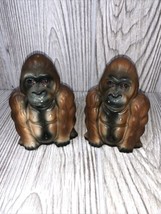 Vintage Pair King Kong Gorilla Ape Monkey Ceramic Salt And Pepper Shaker... - £10.11 GBP