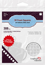 Scrapbook Adhesives 3D Self-Adhesive Foam Squares  - £11.57 GBP