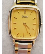 Vtg Seiko Watch Women Gold Tone Rectangle 2Y00-5A09 PARTS ONLY - €17,36 EUR