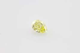 Yellow Diamond - 0.15ct Pear Natural Loose Fancy Intense - £371.00 GBP