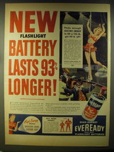 1946 Eveready Batteries Advertisement - Circus-themed art - £14.61 GBP