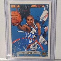 2003 TOPPS GRANT HILL MAGIC PISTONS SIGNED AUTOGRAPHED AUTO NBA COA - $54.98