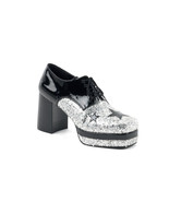 GLAM02/B/SG Men&#39;s 80s Glam Rocker Platform Glitter Pimp Costume Hallowee... - $117.55 CAD