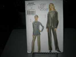 Vogue V8462 Misses Jacket, Top & Pants Pattern - Size L-XXL Bust 38 to 48 - $15.90