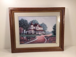 Framed Print Of A House About 23&quot; X 19&quot; - $14.99