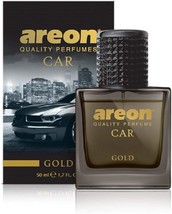 AREON Car Perfume Gold - Air Freshener in Glass Bottle - Luxury Odor Eli... - $34.95