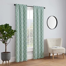 Pairs To Go Vickery Modern Decorative Rod Pocket Window Curtains For, Spa - £26.36 GBP
